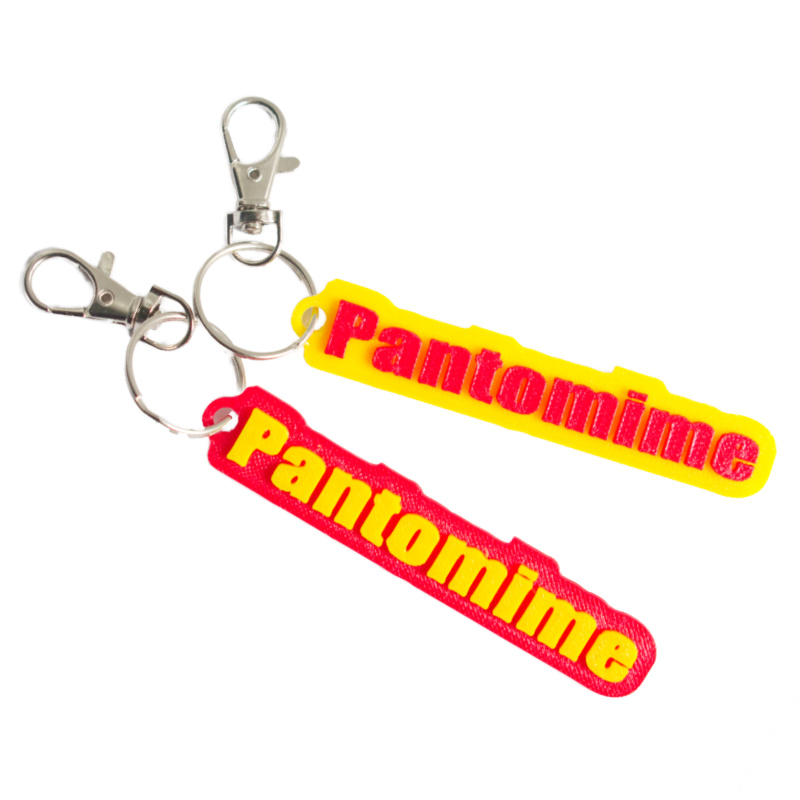 Pantomime keyring